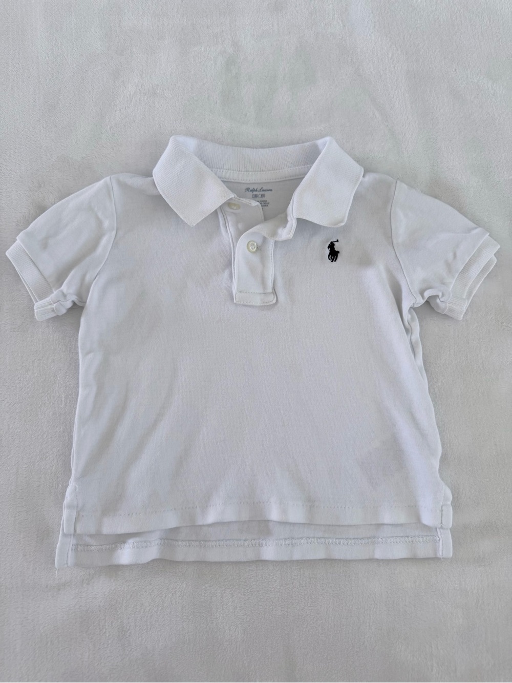 Infant Ralph Lauren White Polo (size 18M)